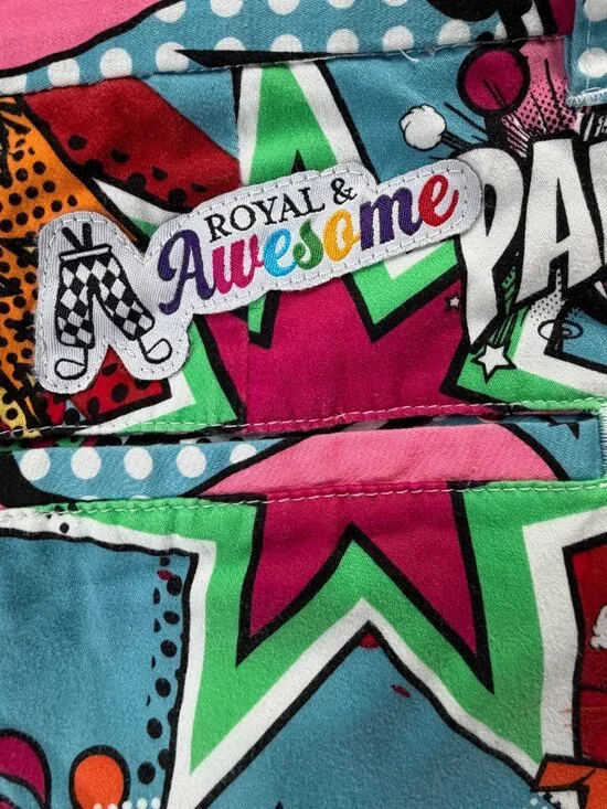 "Partoon" Golf Shorts from Royal & Awesome - Loud and Funky -Men's Sz. 40 - VGUC - Picture 9 of 9